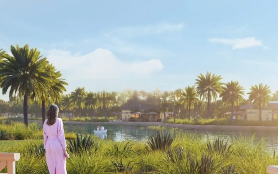 4BR Townhouse for Sale with Scenic Pool & Water Views in Natura DAMAC Hills 2