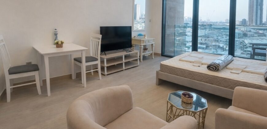 Luxury Studio Apartment for Rent | Fully Furnished in Azizi Riviera 6, Meydan