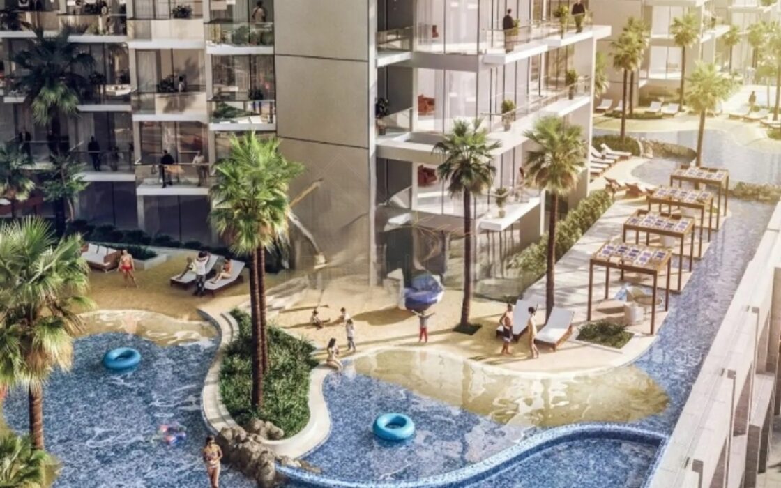 4BR Townhouse for Sale with Scenic Pool & Water Views in Natura DAMAC Hills 2