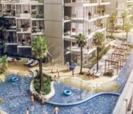 4BR Townhouse for Sale with Scenic Pool & Water Views in Natura DAMAC Hills 2