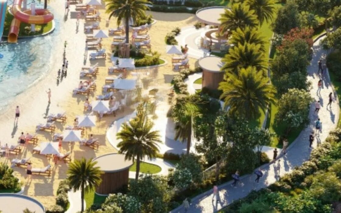 4BR Townhouse for Sale with Scenic Pool & Water Views in Natura DAMAC Hills 2