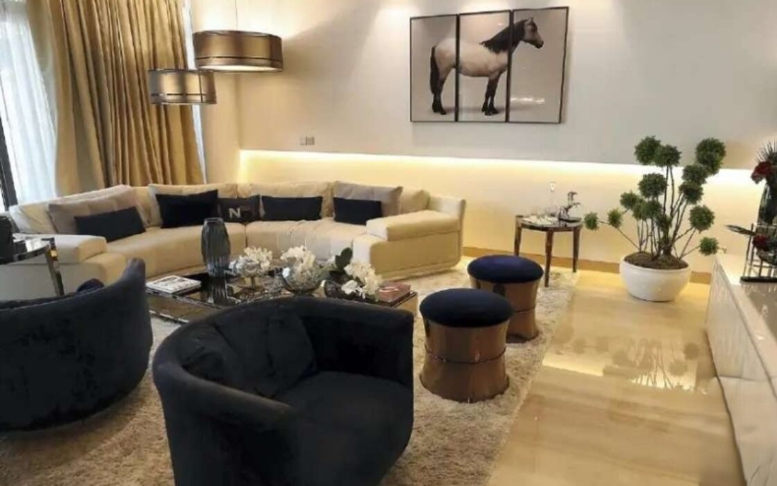 4BR Townhouse for Sale with Scenic Pool & Water Views in Natura DAMAC Hills 2