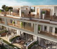 4BR Townhouse for Sale with Scenic Pool & Water Views in Natura DAMAC Hills 2