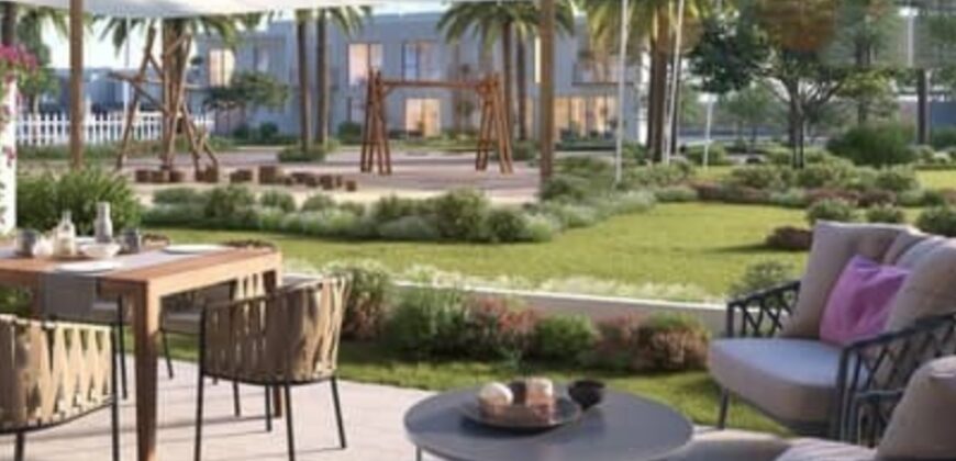 4BR Townhouse for Sale with Scenic Pool & Water Views in Natura DAMAC Hills 2