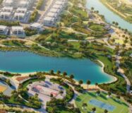 4BR Townhouse for Sale with Scenic Pool & Water Views in Natura DAMAC Hills 2