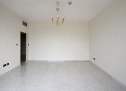 Spacious living area in 2BR apartment at Polo Residence D6