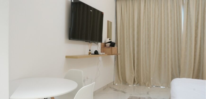 Stylish Fully Furnished Studio Apartment for Rent in Azizi Riviera 61