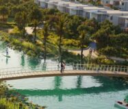 4BR Townhouse for Sale with Scenic Pool & Water Views in Natura DAMAC Hills 2