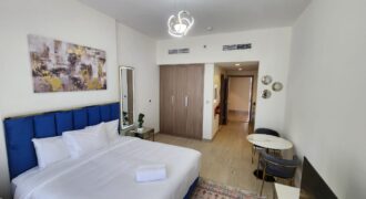 Modern Studio with Community Views for Rent in Azizi Riviera 5 Meydan