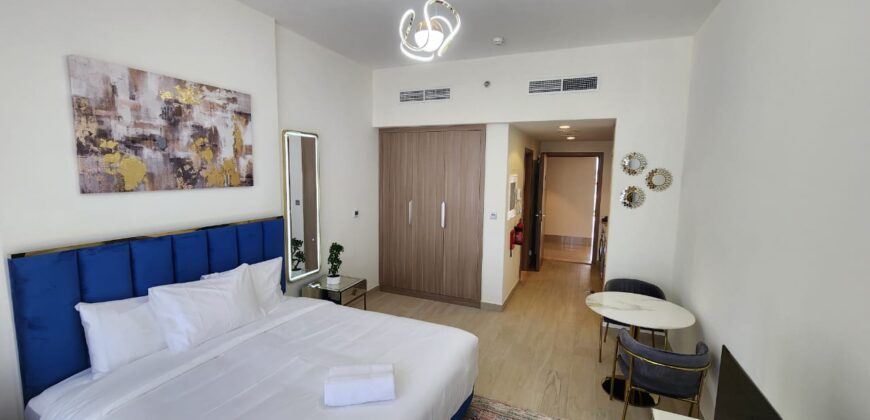 Modern Studio with Community Views for Rent in Azizi Riviera 5 Meydan