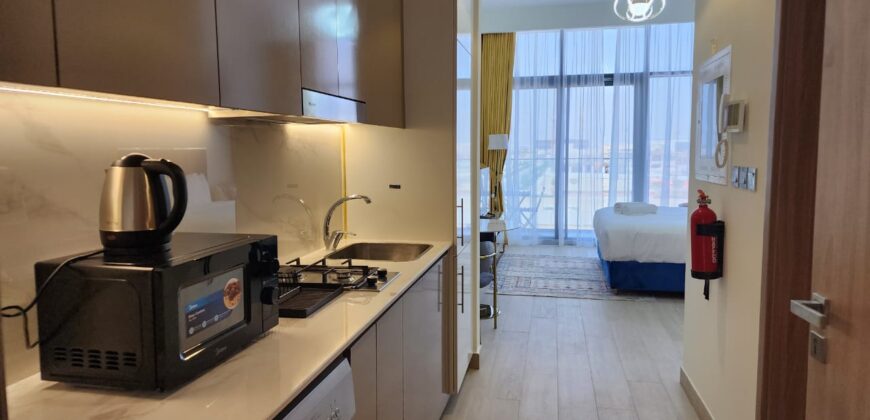 Modern Studio with Community Views for Rent in Azizi Riviera 5 Meydan