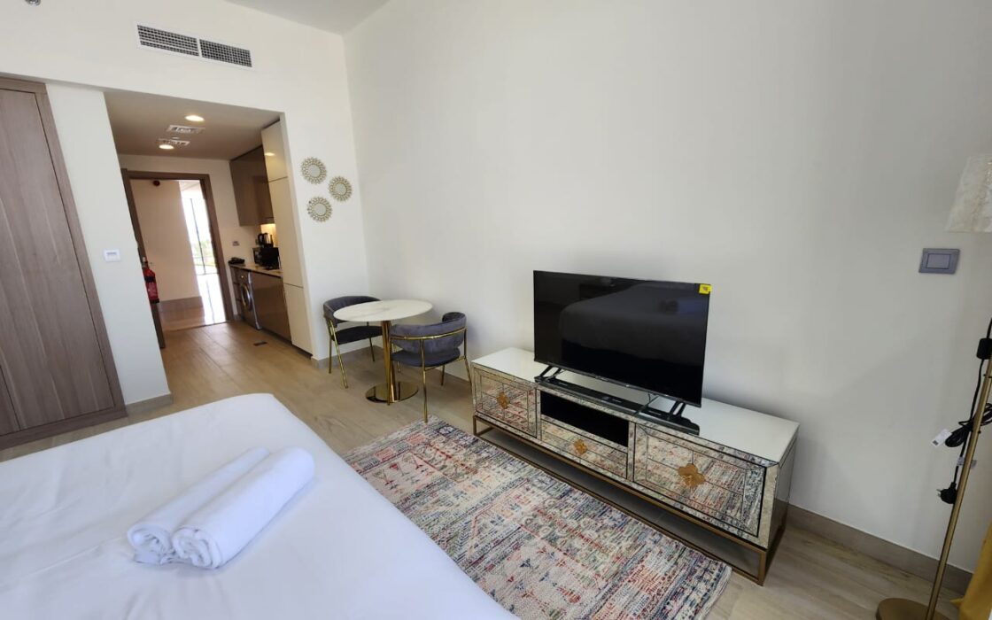 Modern Studio with Community Views for Rent in Azizi Riviera 5 Meydan