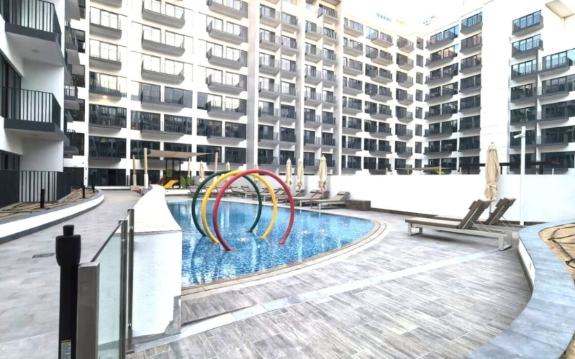 Modern Studio Living with Green Views Azizi Mirage